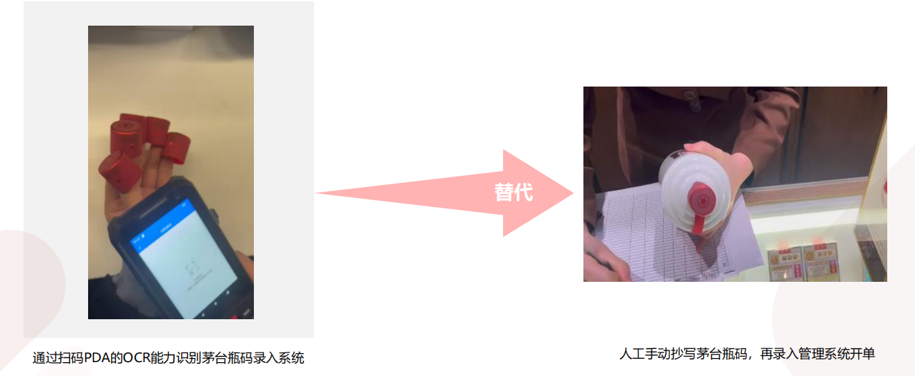 PDA实现茅台酒瓶盖的日期批次抄码采集，应用于酒水领域的经销批发物流管理和追溯.png